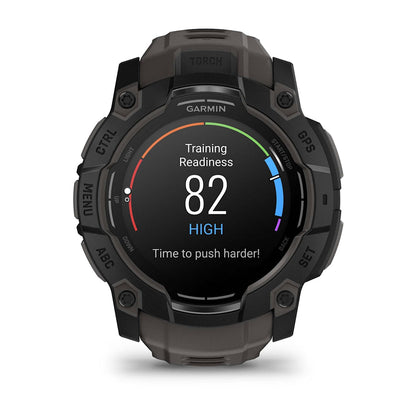 Garmin Instinct 3 – 50 mm, AMOLED Black with Charcoal Band