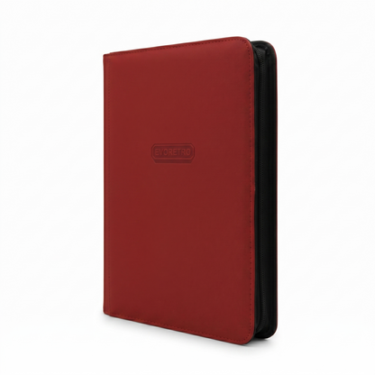 EVORETRO 9-Pocket Zip-Up Trading Card Zipper Binder for 360 cards