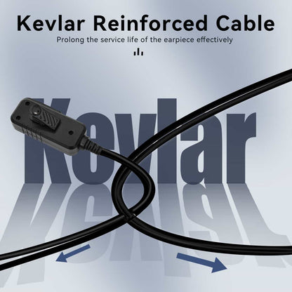 Retevis AI Noise-Canceling "Secret Service" Earpiece (for HD1/HD2/RT29/HA1UV)