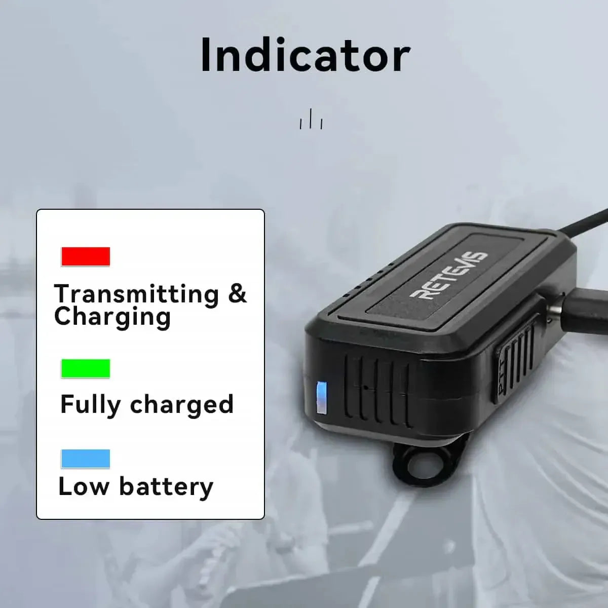 Retevis AI Noise-Canceling "Secret Service" Earpiece (for HD1/HD2/RT29/HA1UV)