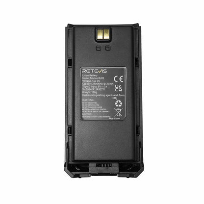 Retevis Ailunce H1 2900mAh High-Capacity Battery (USB-C)