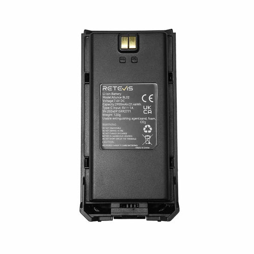 Retevis Ailunce H1 2900mAh High-Capacity Battery (USB-C)