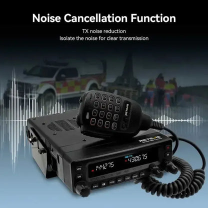 Retevis MA1 50W Dual Band Mobile Ham Radio w/ Wide-Band Receive
