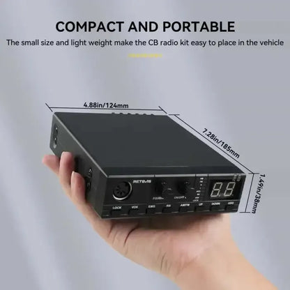 Retevis MB2 40 Channel AM/FM "Plug-and-Play" CB Radio