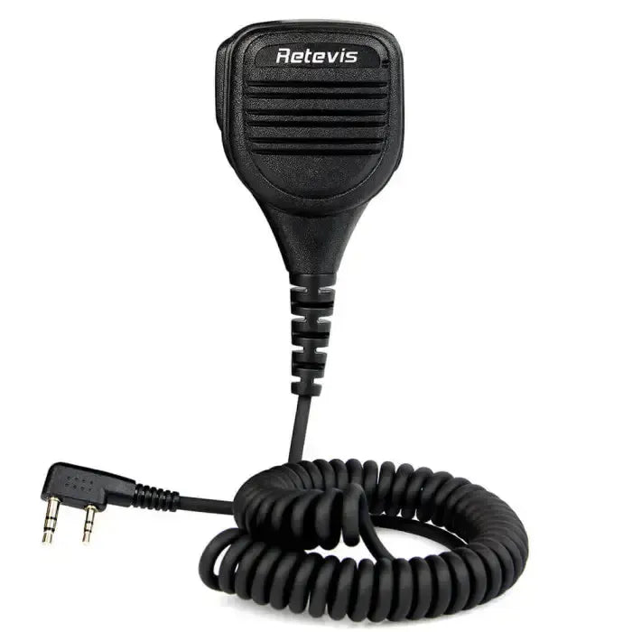 Retevis RS-112 HK003 Heavy-Duty Speaker Mic (IP54 Weatherproof, K1 Plug) - C9050A