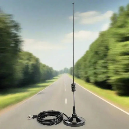 Retevis MR100 Magnetic Mount Dual-Band Ham Radio Antenna (50cm)