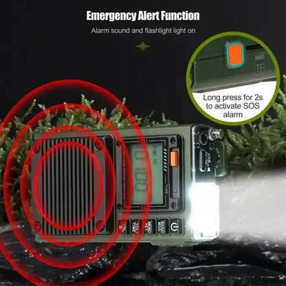 Retevis Retekess TR111 AM / FM / SW / VHF DSP Pocket Radio (App Control)