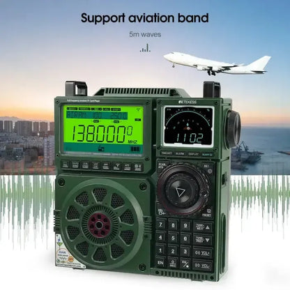 Retevis Retekess TR113 AM / FM / SSB / SW / MW / VHF / UHF Radio Scanner Receiver