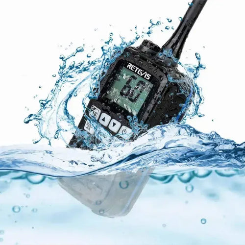 Retevis RM01 Floating VHF Marine Radio (3W, IP67 Waterproof)