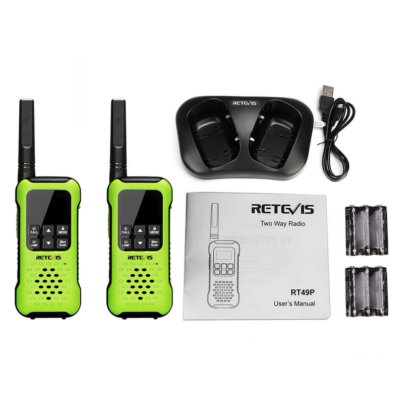 Retevis RT49P 2W Waterproof (IP67) GMRS Radio 2-Pack
