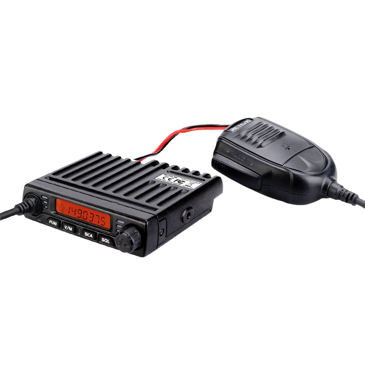 Retevis RT98 15W Mini VHF (2-Meter) Mobile Ham Radio