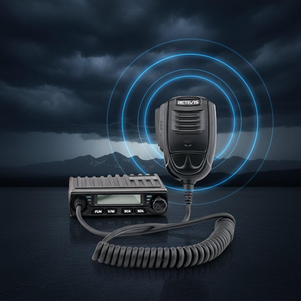 Retevis RT98 15W Mini VHF (2-Meter) Mobile Ham Radio