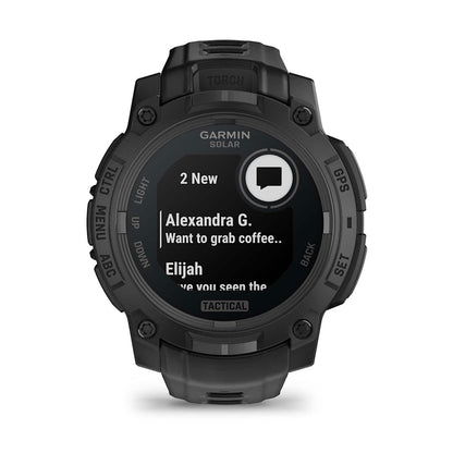 Garmin Instinct 3 45mm Solar Tactical Edition GPS Watch Black
