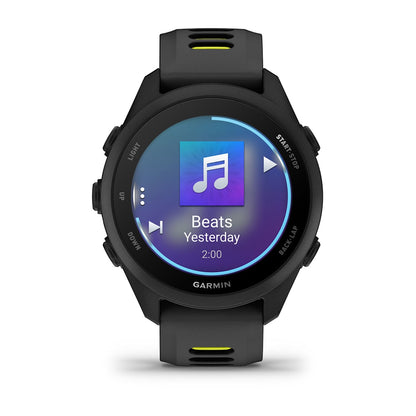 Forerunner® 170 Music Black with Black/Amp Yellow Band